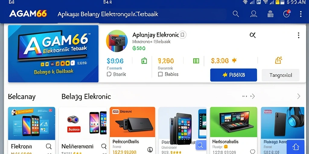 Tampilan antarmuka AGAM66 yang menarik dan informatif.