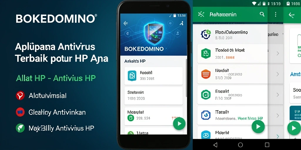 Tampilan antarmuka aplikasi BOKEDOMINO yang bersih dan mudah digunakan.