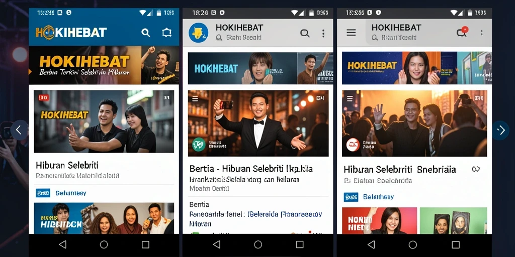 Tampilan antarmuka HOKIHEBAT yang menarik dan informatif.
