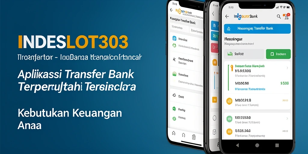 Antarmuka aplikasi Transfer Bank INDESLOT303 yang mudah digunakan.