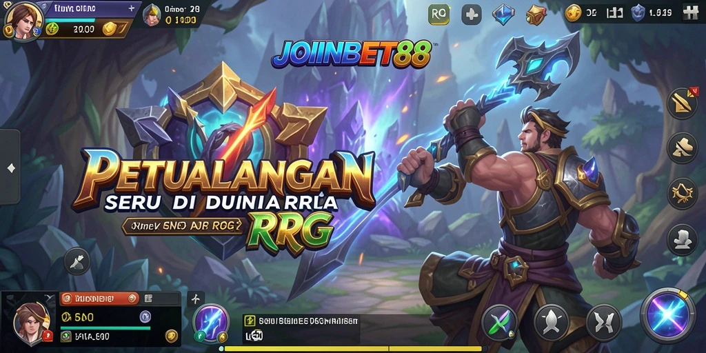 Antarmuka pengguna <strong>JOINBET88</strong> dengan tampilan grafis RPG yang menakjubkan.