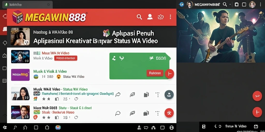 Tampilan antarmuka MEGAWIN888 yang sederhana dan elegan.