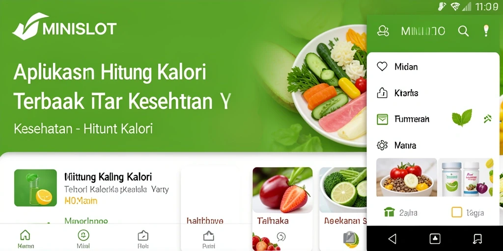 Tampilan antarmuka MINISLOT yang sederhana dan informatif.