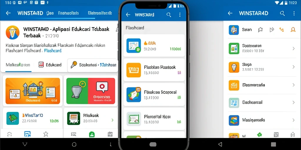 Antarmuka aplikasi WINSTAR4D yang sederhana dan menarik.